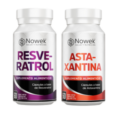 Kit Astaxantina + Resveratrol – 60 capsulas 500mg