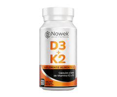 Vitamina D3 + K2 - 60 Cápsulas de 800 mg
