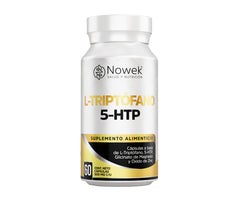 L-Triptófano + 5-HTP + Glicinato de magnesio + Oxido de zinc - 60 cápsulas de 500 mg