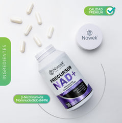 Precursor NAD+ Nicotinamida Mononucleótido (NMN) 30 Cápsulas