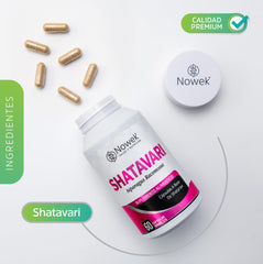 Shatavari - 60 cápsulas de 500 mg