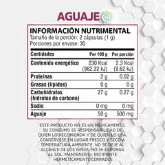 Aguaje - 60 Cápsulas de 500 mg