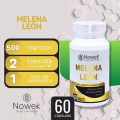 Melena de León - 60 cápsulas de 500 mg