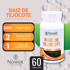 Raíz de Tejocote - 60 cápsulas de 500 mg