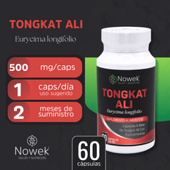 Tongkat Ali - 60 cápsulas de 500 mg