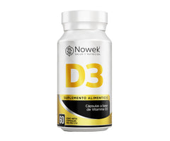 Vitamina D3 - 60 Cápsulas de 185 mg
