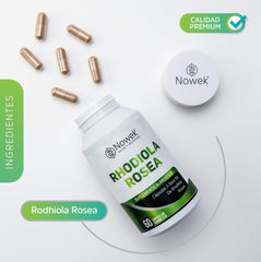 Rhodiola Rosea - 60 cápsulas de 500 mg