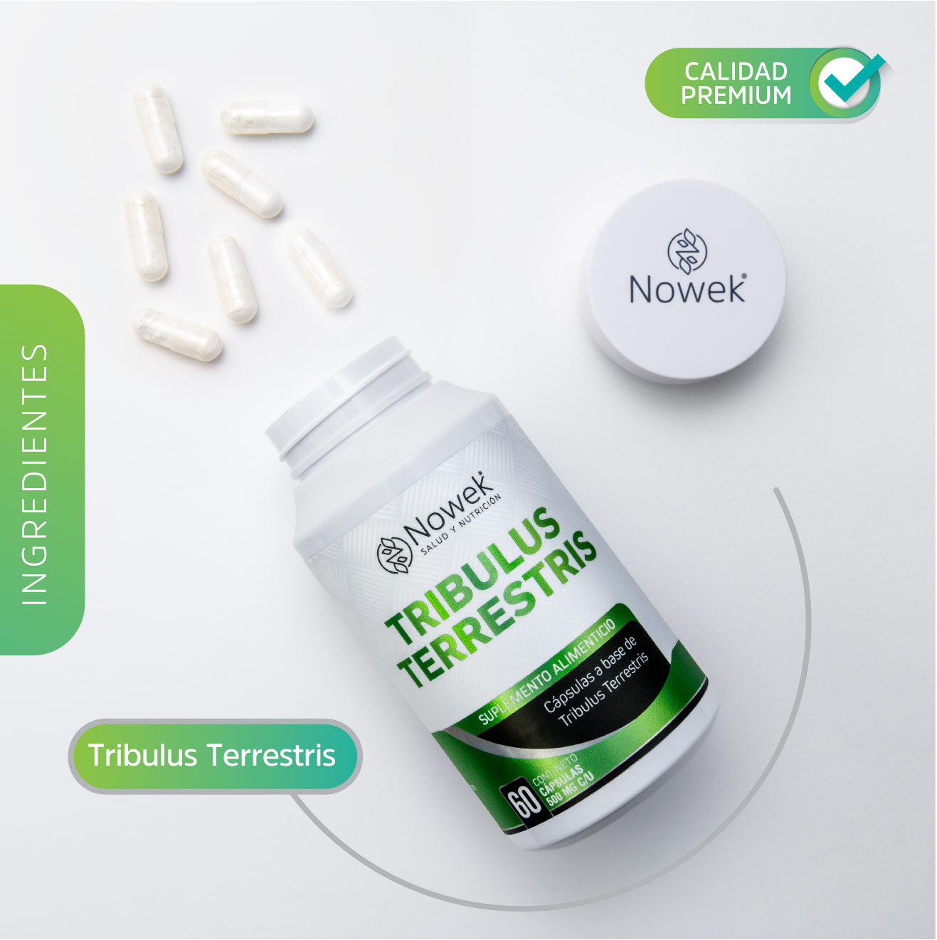 Tribulus Terrestris - 60 cápsulas de 500 mg