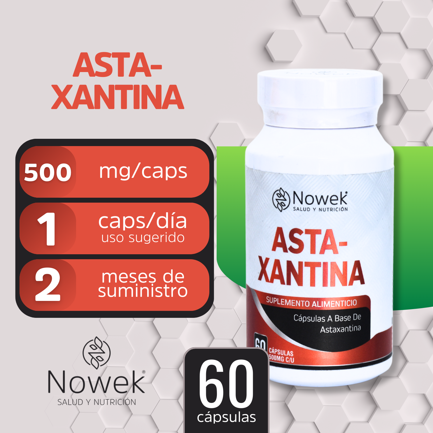 Kit Astaxantina + Resveratrol – 60 capsulas 500mg