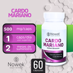 Cardo Mariano - 60 Cápsulas de 500 mg
