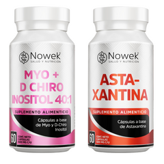 Kit Astaxantina + D-Chiro Inositol 40:1  – 60 Capsulas 500mg
